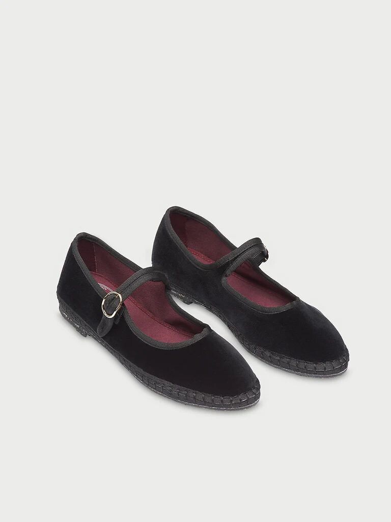 Ballerines Mary-Jane en velours Antonia, FLABELUS