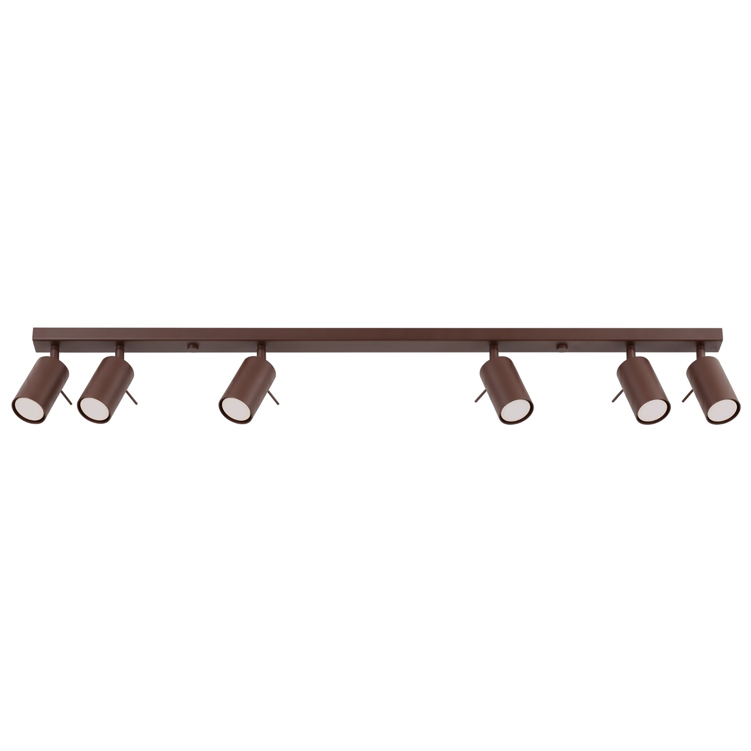 Plafonnier Acier Marron GU10 6 RING, EDEN
