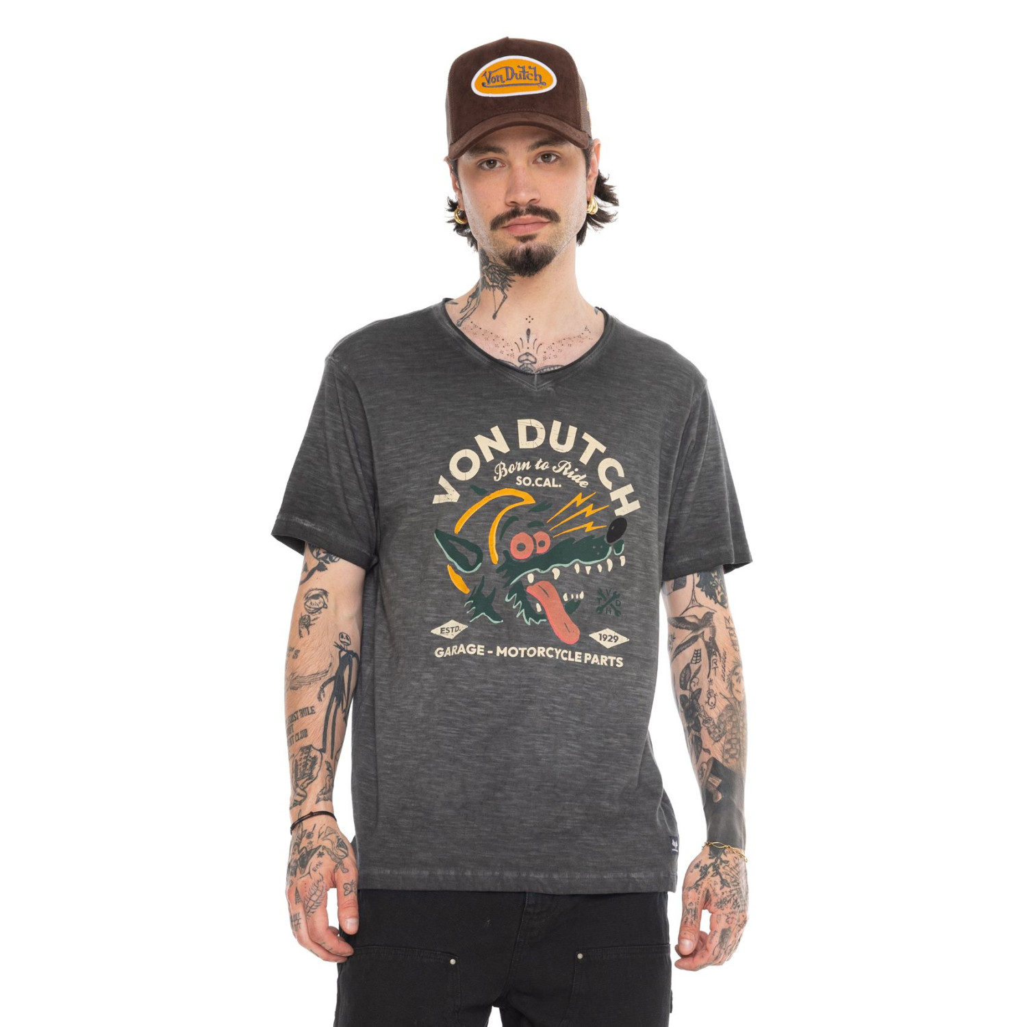 Tee shirt coton Wolf, VON DUTCH