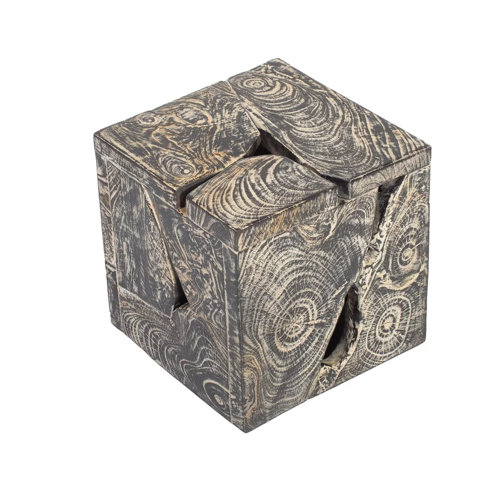 Petit cube en bois WOOD CO, HYDILE