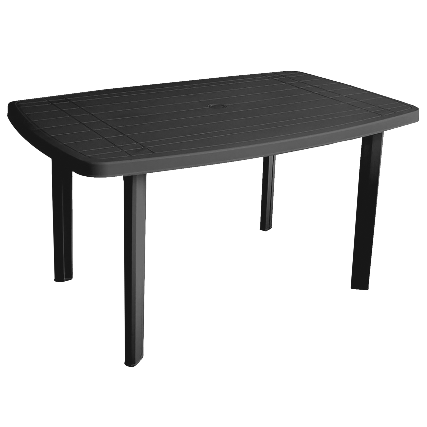 Salon de jardin en résine – Table ovale et 4 fauteuils, IMAGIN