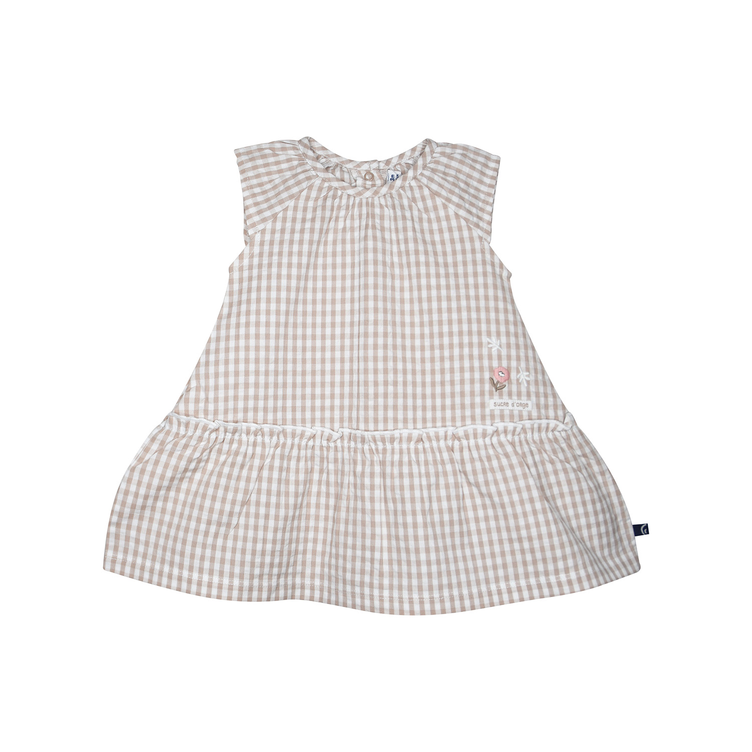 Robe leilou manches courtes bebe, SUCRE D'ORGE
