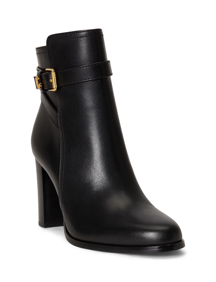 Lauren Ralph Lauren Botines con tacón de piel BROOKE — foto 2