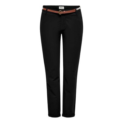 Cotton Belted Chinos ONLY PETITE
