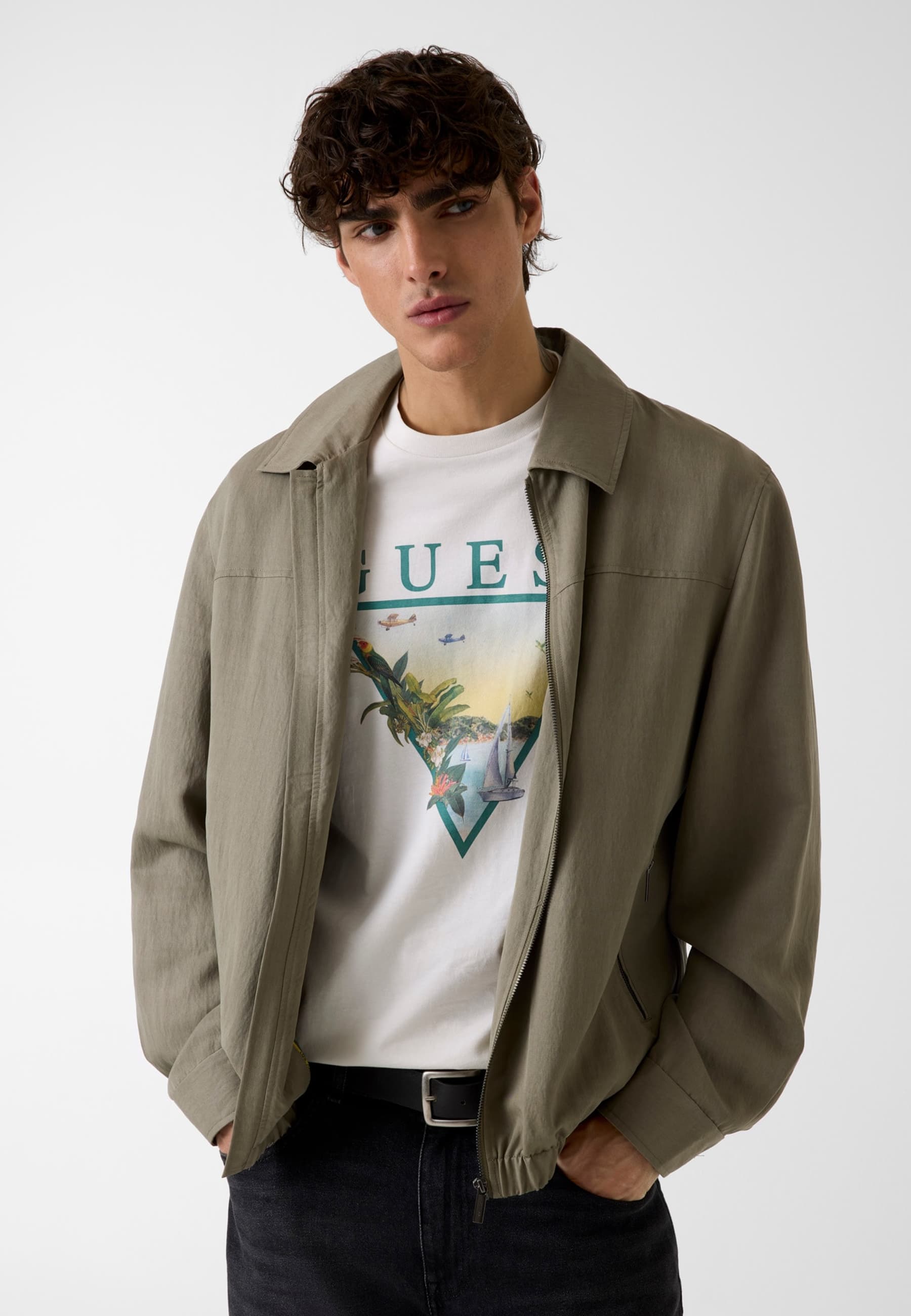 Veste En Nylon, GUESS
