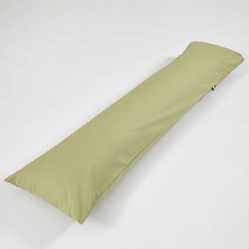 Housse de traversin plat vert (Lot de 2), LES MATELAS DE MORPHEE