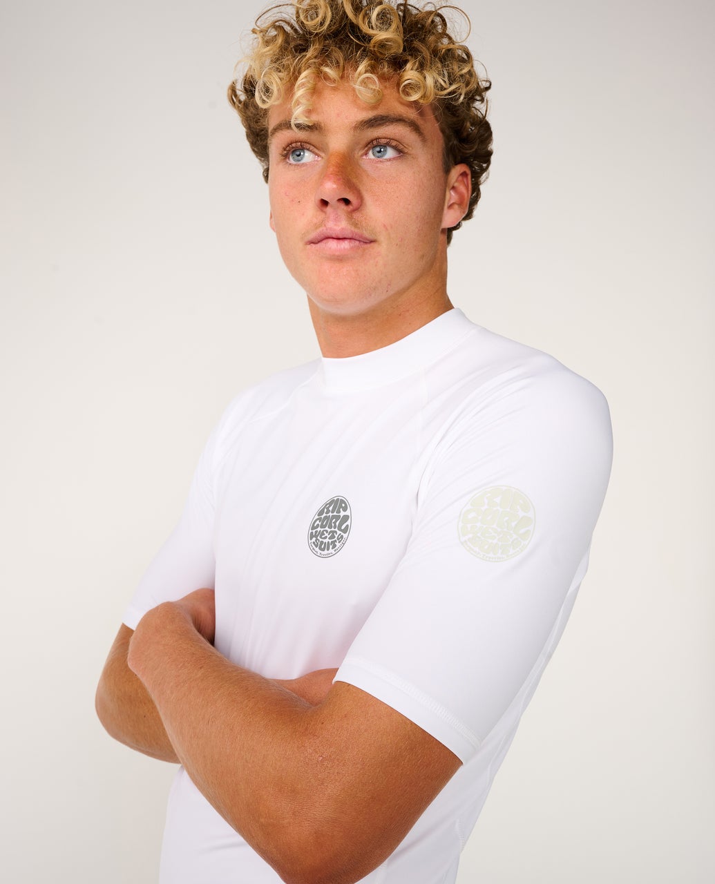T-shirt anti-UV à manches courtes ICONS UPF Brushed, RIP CURL