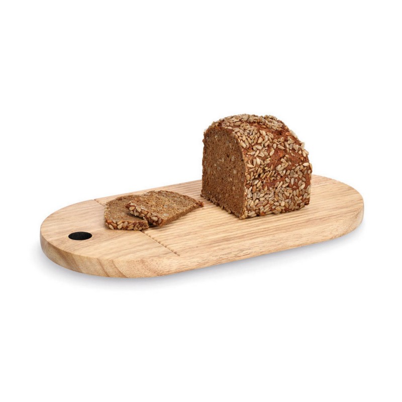 Planche à découper pain bois d'hévéa, ZELLER PRESENT