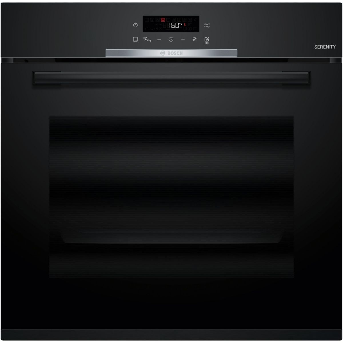 Four encastrable HBA372BB4 - Chaleur pulsée - Hydrolyse - Pyrolyse - Porte froide - Mode Friture Sans Huile Air Fry, BOSCH
