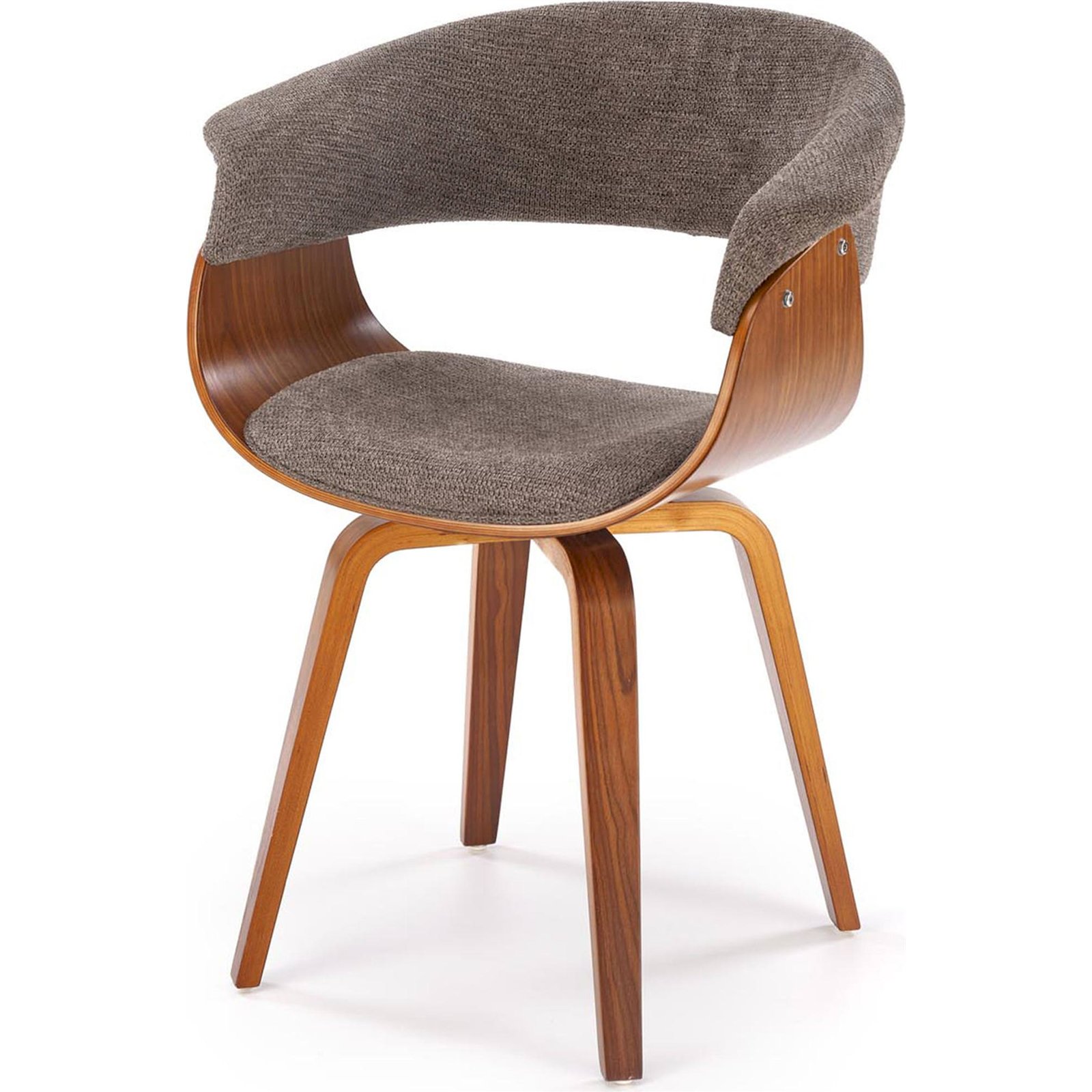 Chaise en bois courbé et tissu REBTES, RECOLLECTION