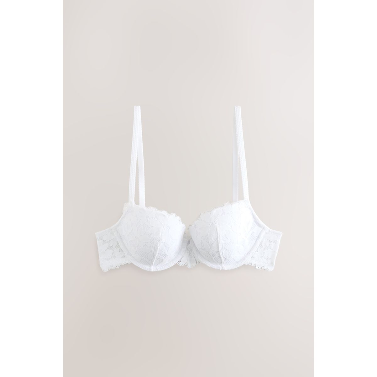Soutien-gorge à balconnet en dentelle fleurs, NEXT