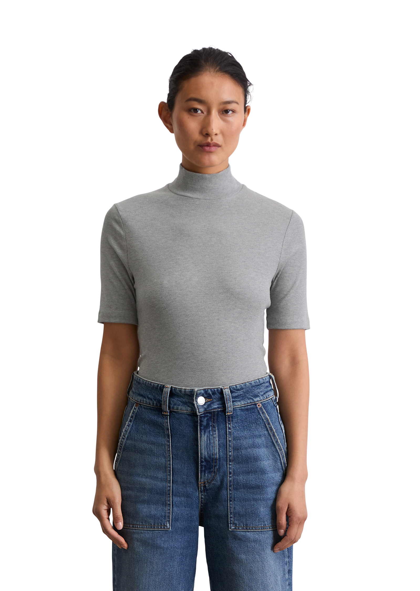 T-shirt à col roulé slim en TENCEL™ Modal, MARC O'POLO