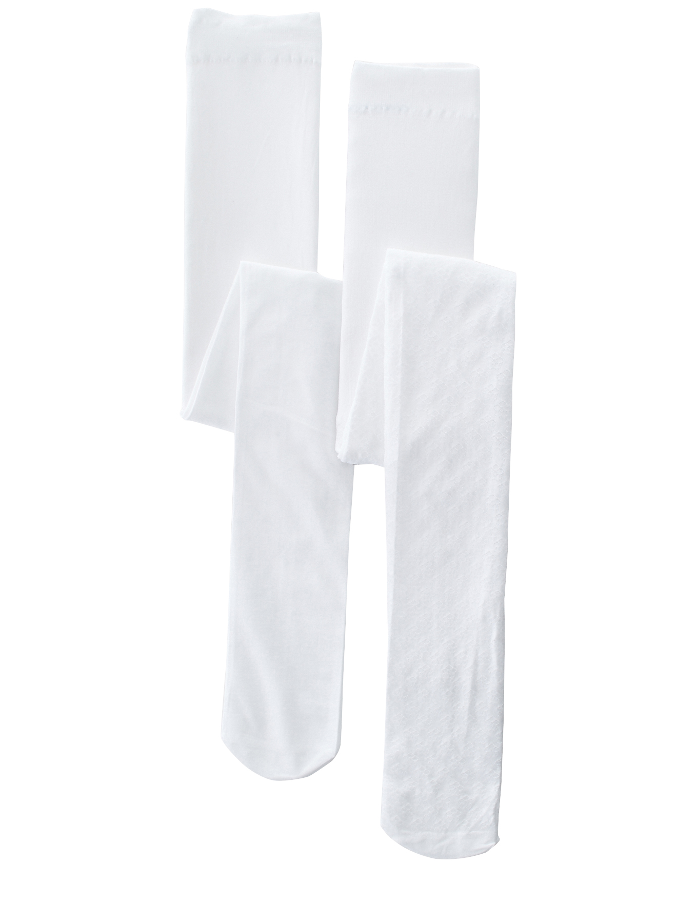 Lot de 2 collants fantaisie, VERTBAUDET