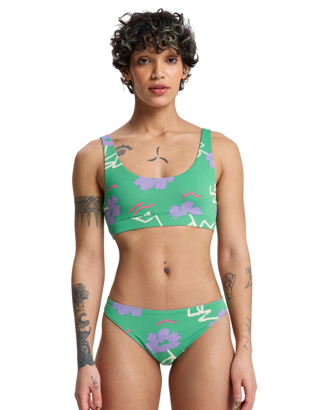 Bas de bikini culotte brésilienne RIVA, QUIKSILVER