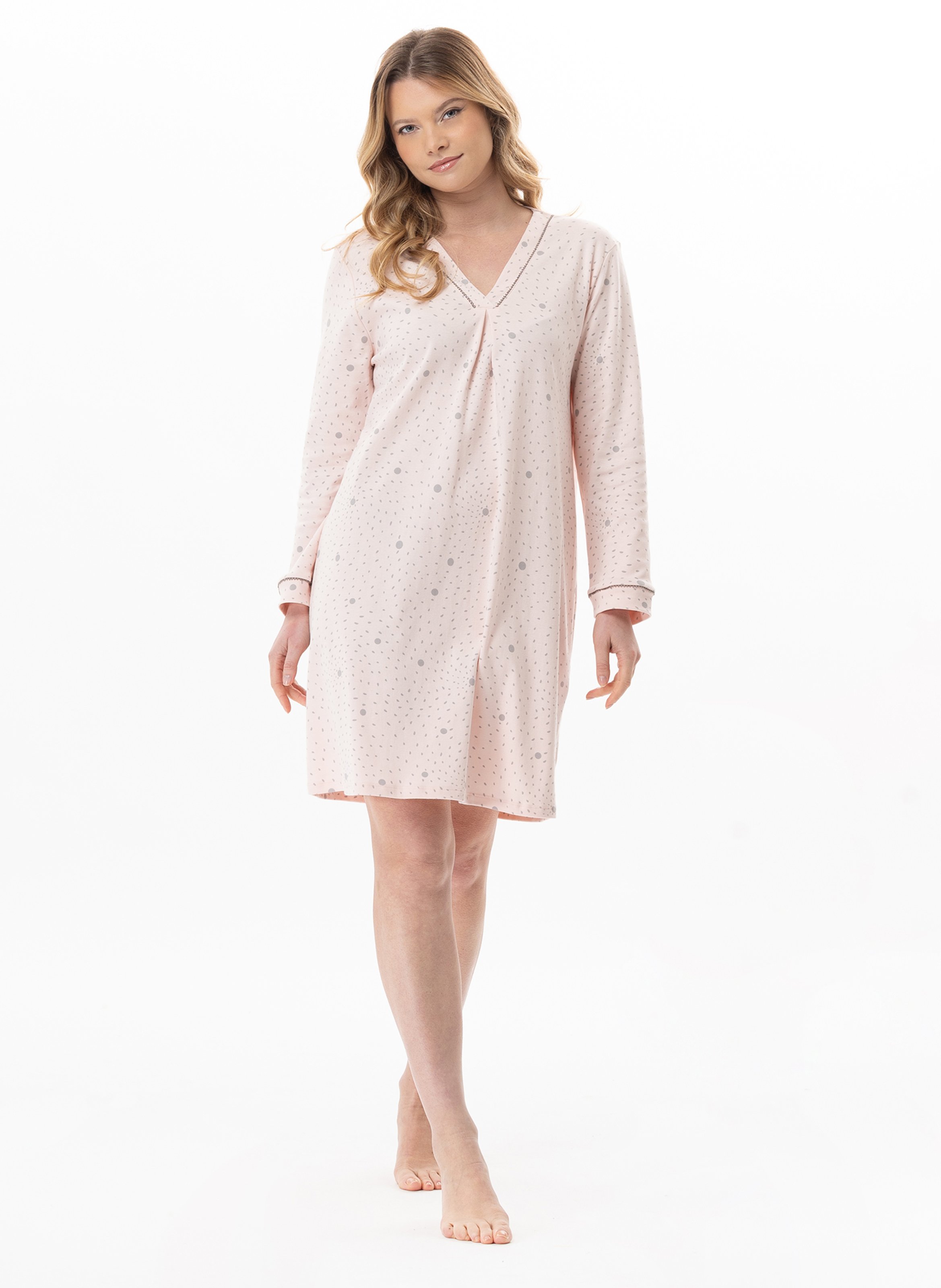 Chemise de nuit en coton COSY 101, LE CHAT