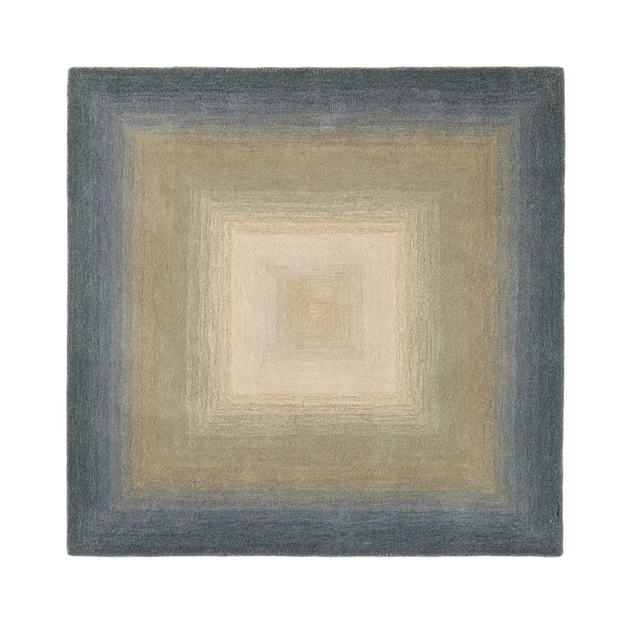 Tapis De Sol en 100% laine en dégradé concentrique OMBRINO, MADURA