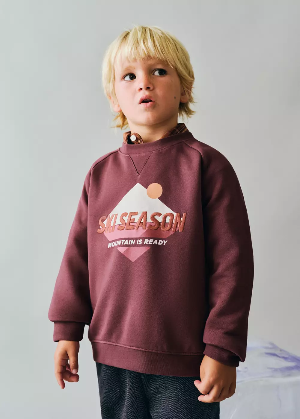 Sweat-shirt coton imprimé, MANGO BABY