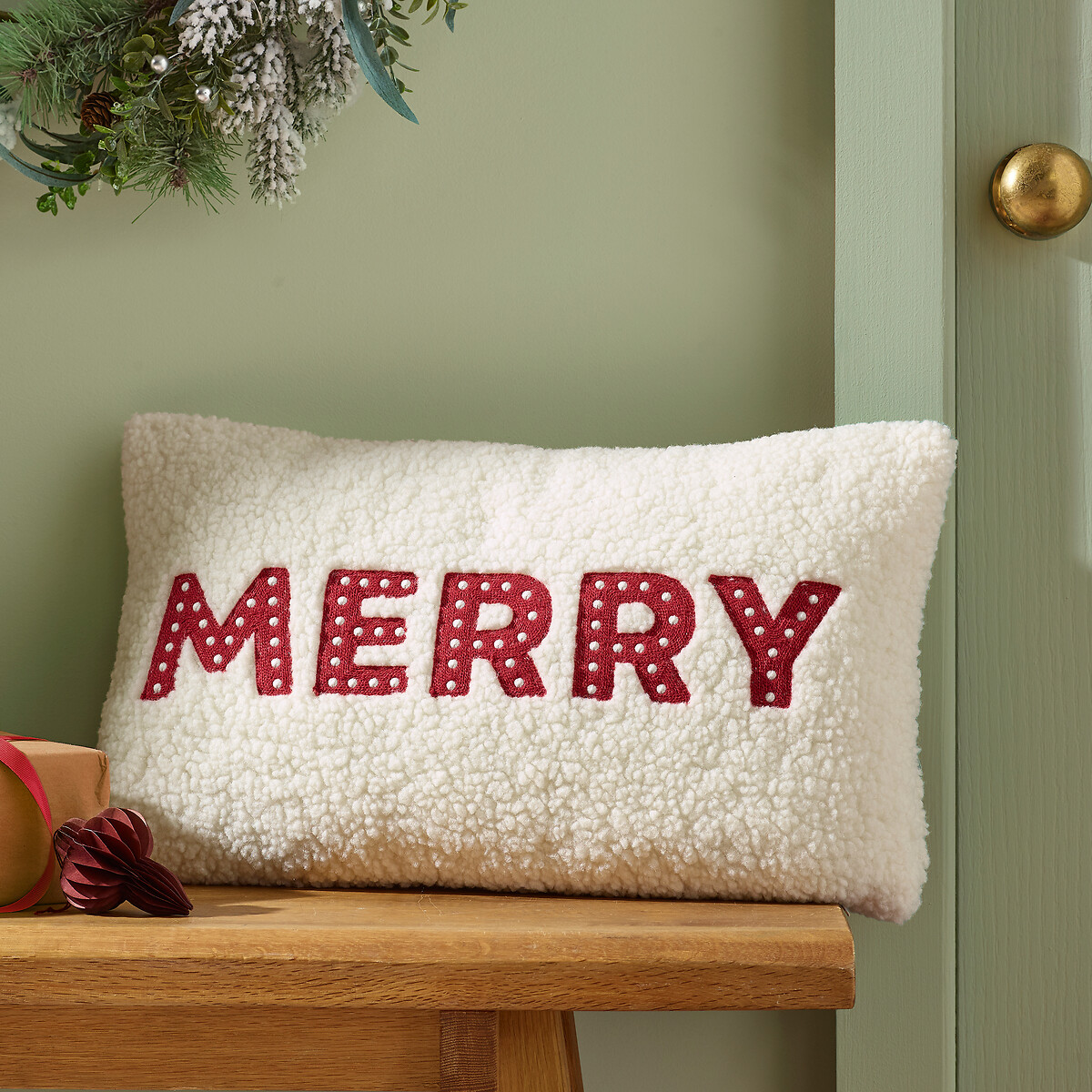 Merry Boucle Cushion, CATHERINE LANSFIELD