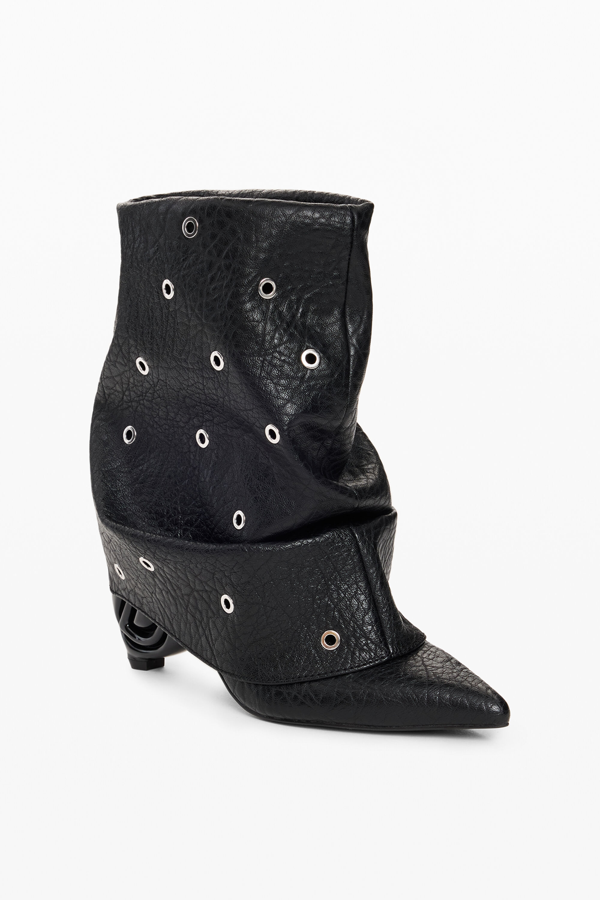 Bottes à talons effet cuir, DESIGUAL