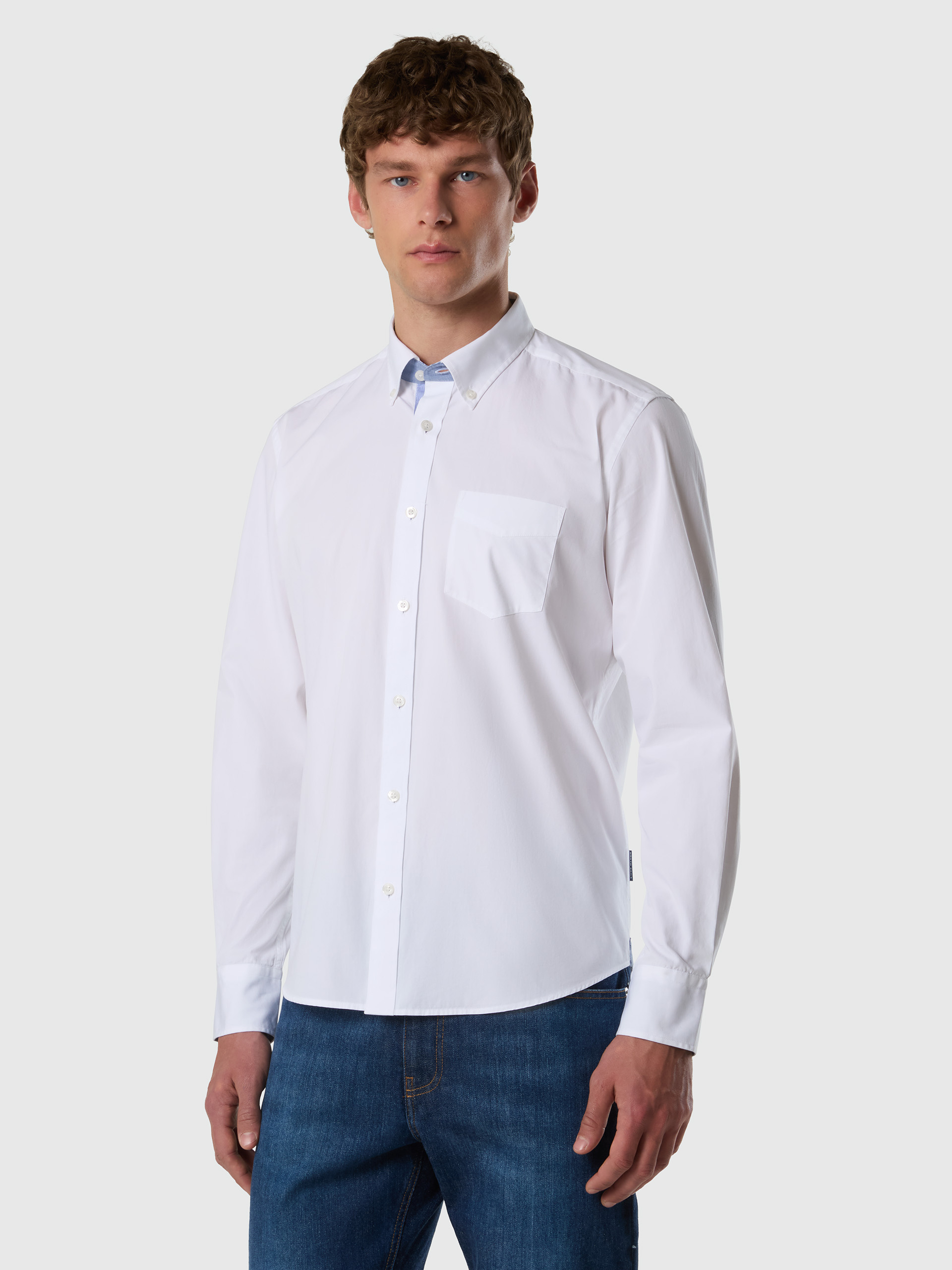 Chemise en poplin avec poche, NORTH SAILS