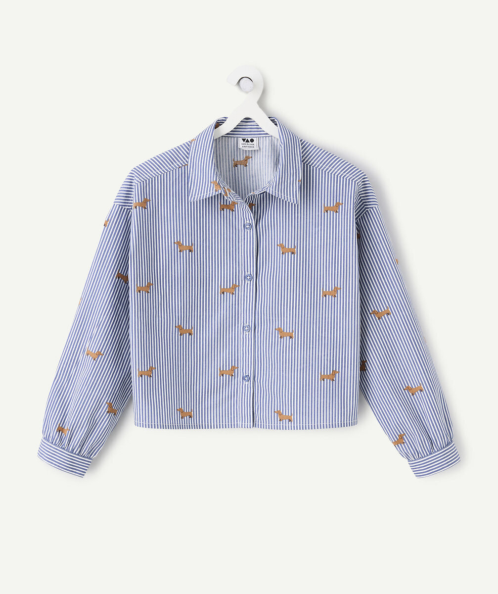 Chemise manches longues, rayée, avec motif animalier, TAPE A L'OEIL
