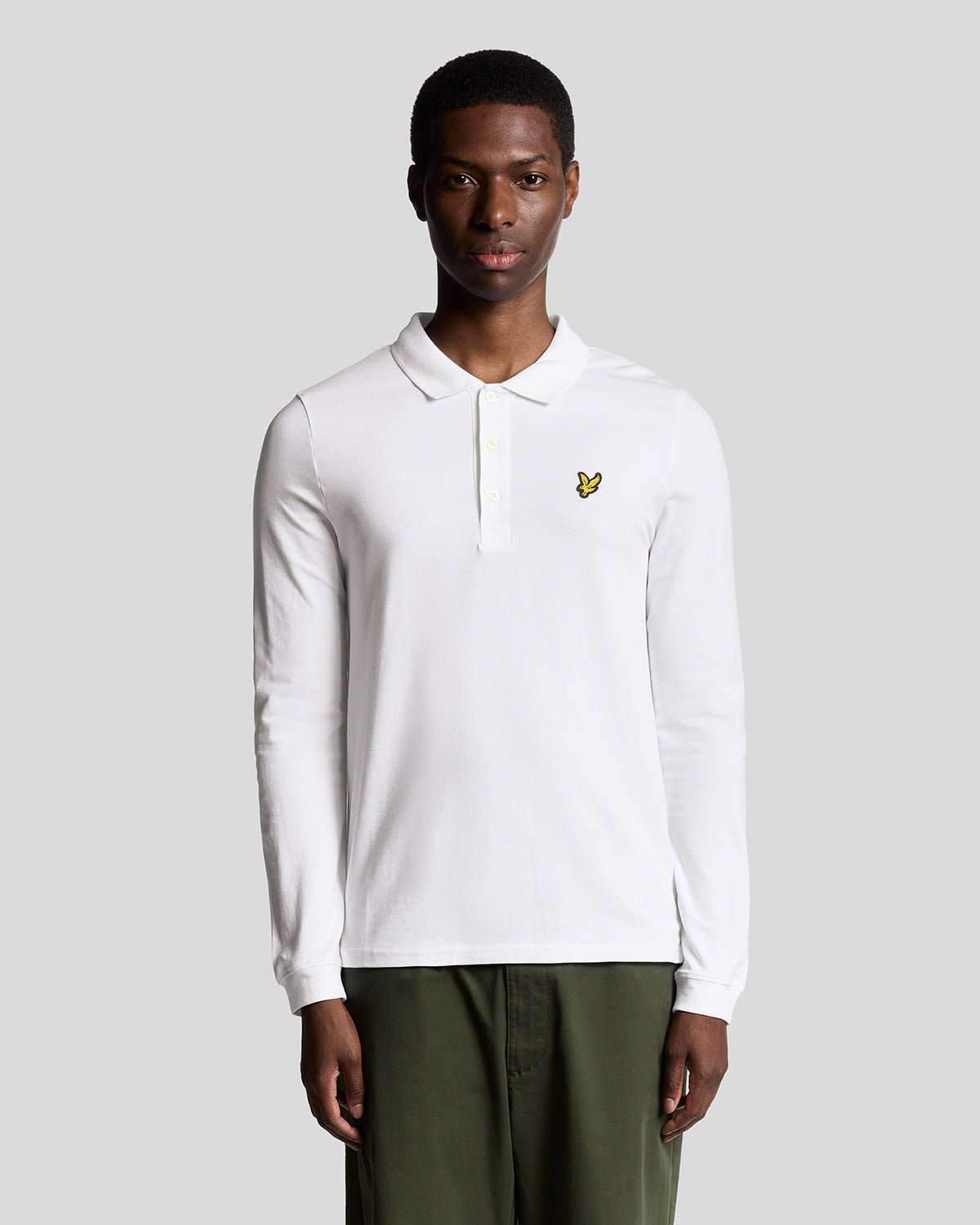 Polo manches longues en coton, LYLE & SCOTT