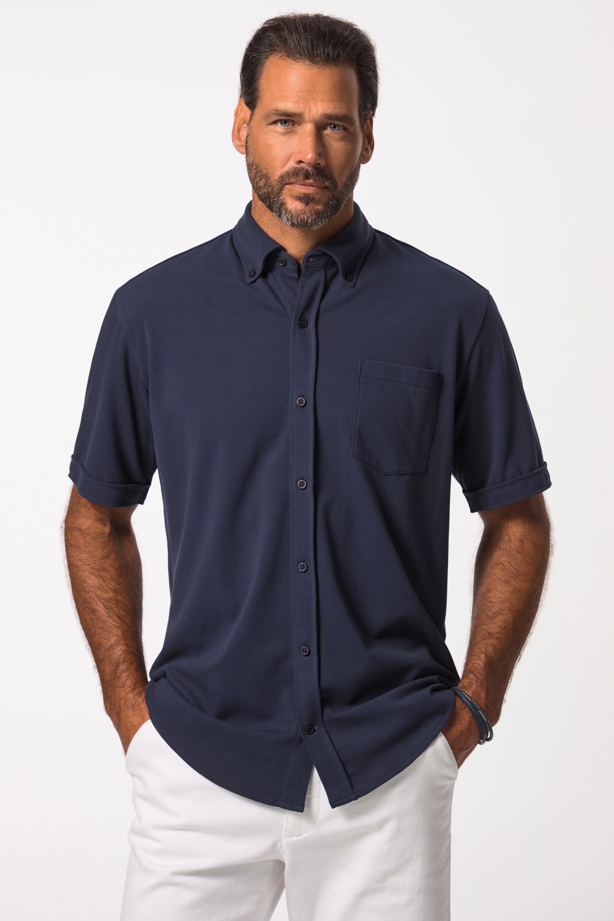 Chemise en maille piquée coupe Modern, JP1880