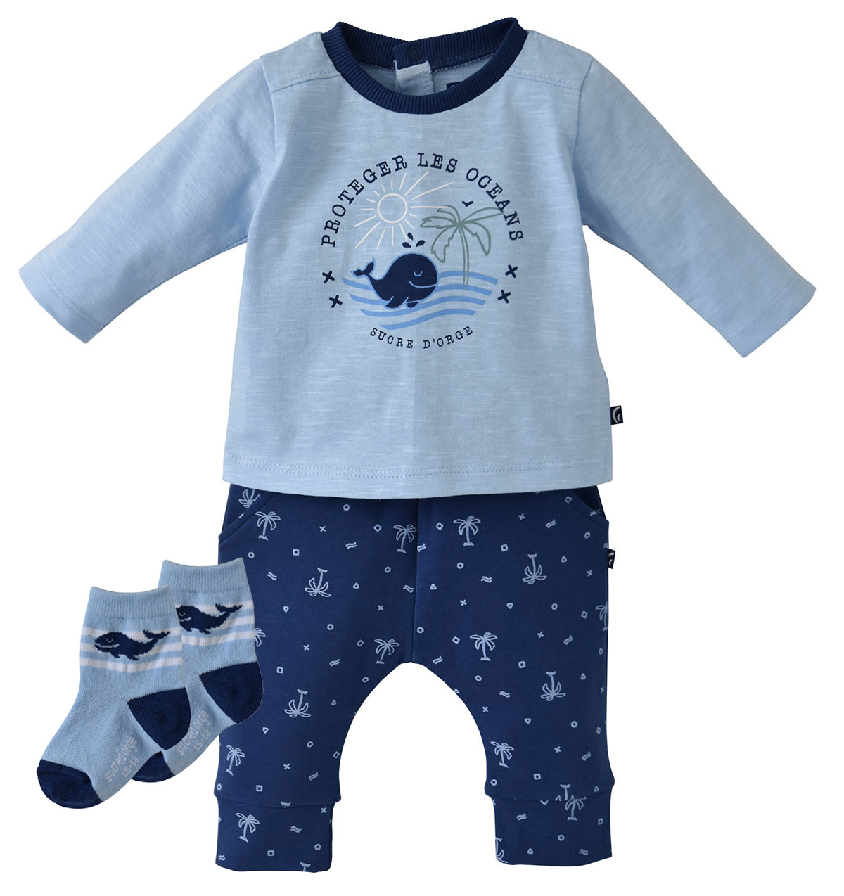 Ensemble bebe garcon ÉtÉ costa, SUCRE D'ORGE