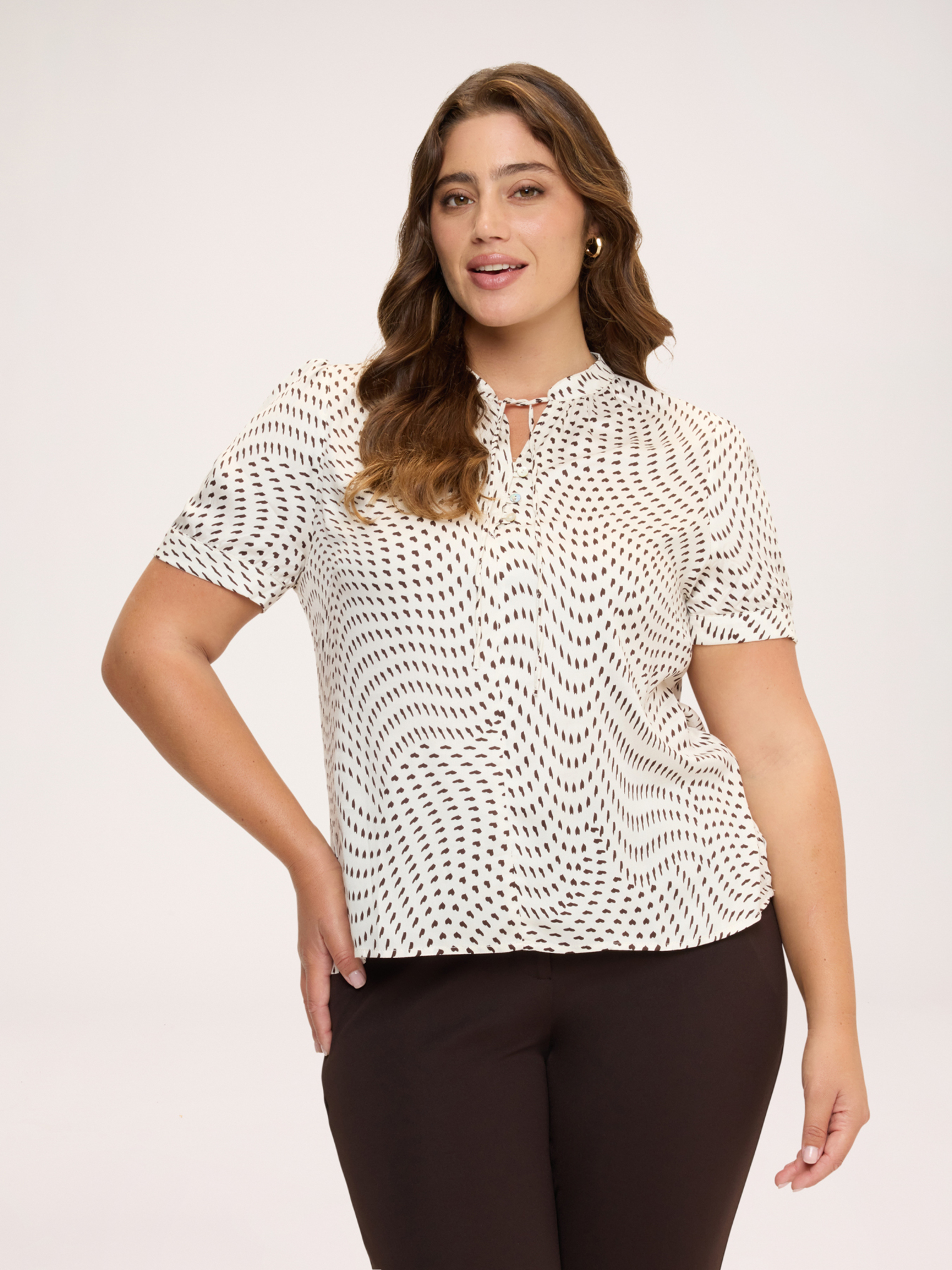 Blouse imprimée, FIORELLA RUBINO