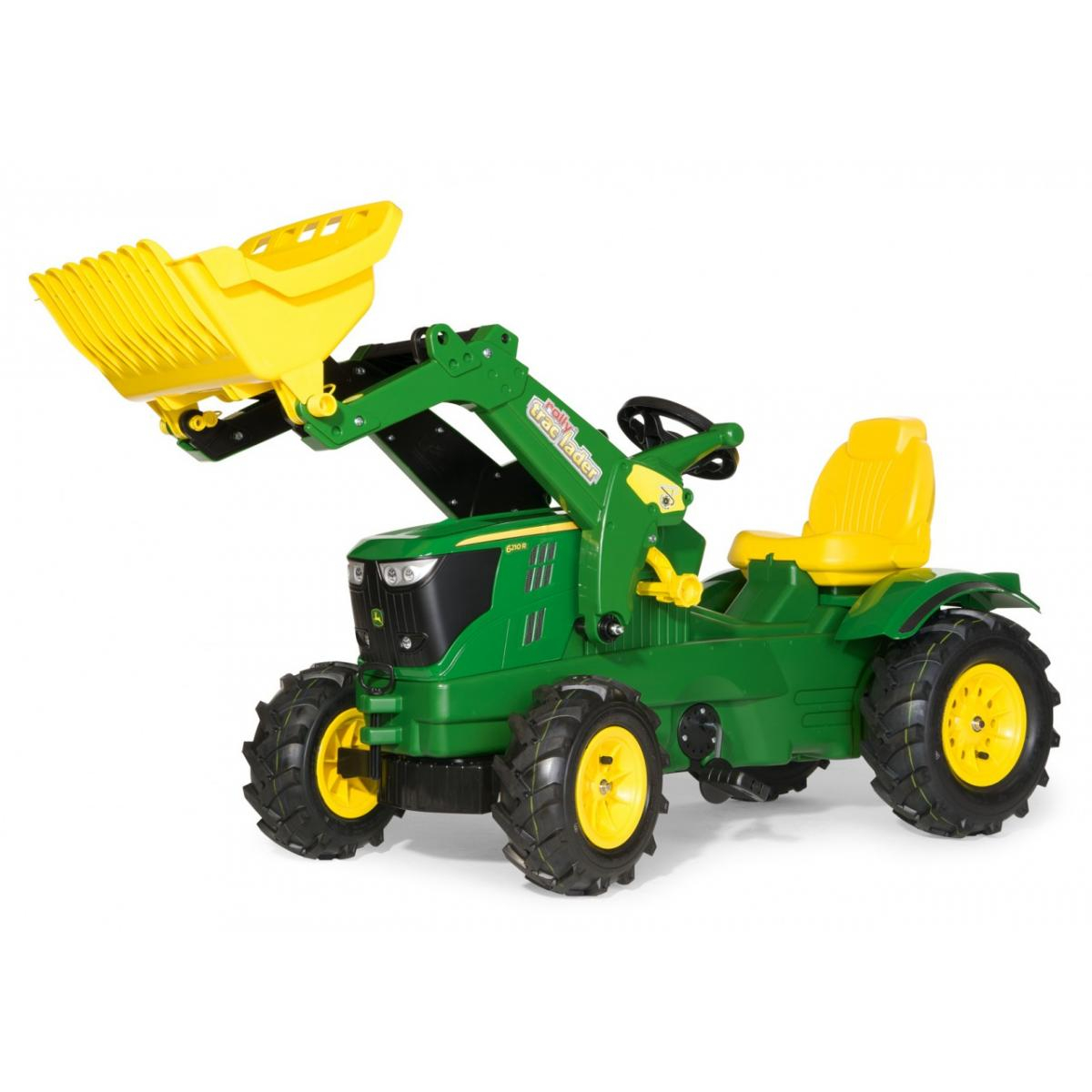 Tracteur a pédales rollyFarmtrac John Deere 6210R, ROLLY TOYS