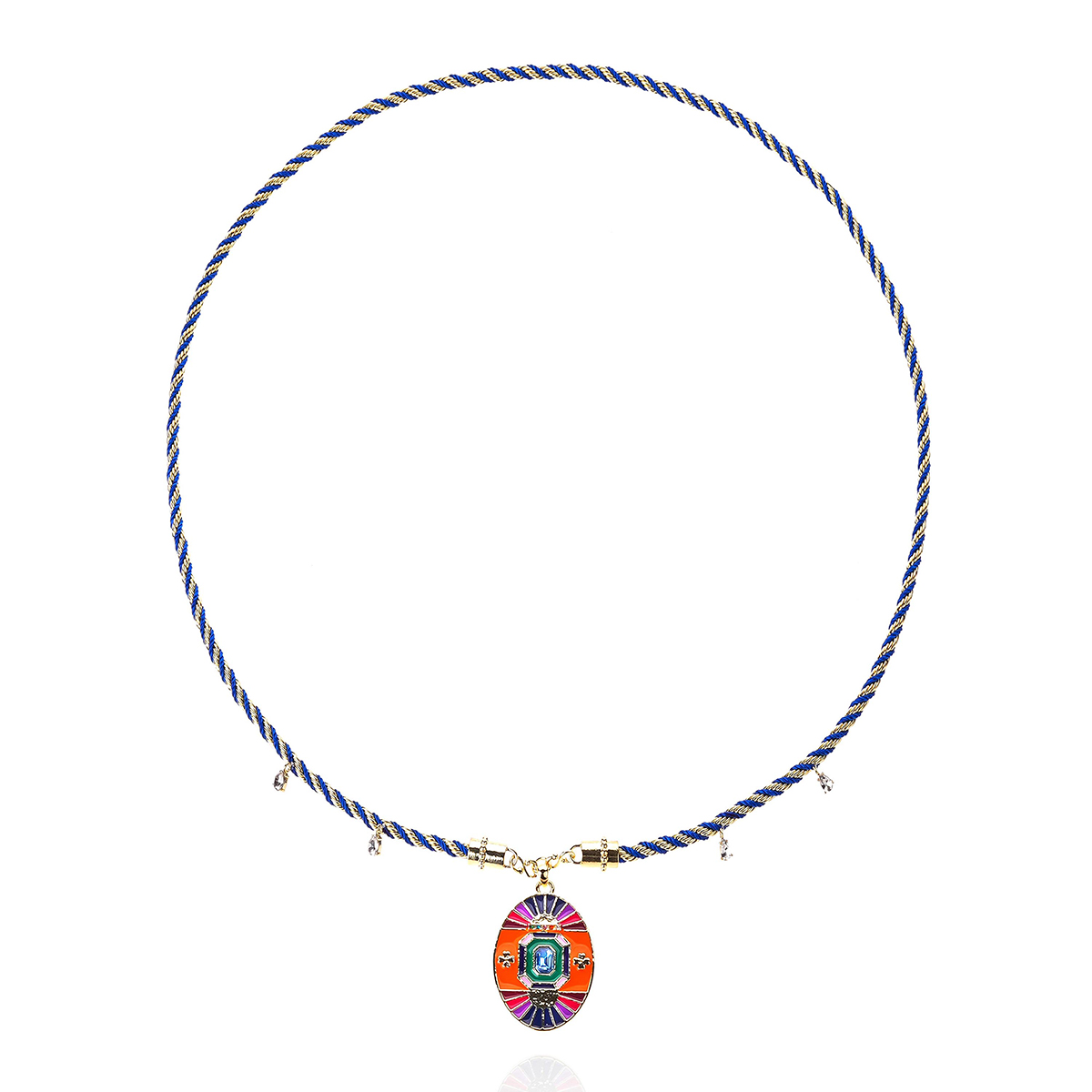 Collier sautoir avec cordon et pendentif central PESOS, HIPANEMA