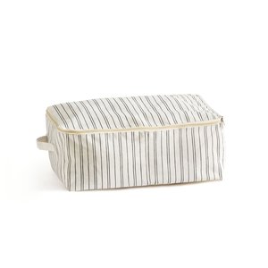 Uzès Striped Cotton Medium Storage Bag LA REDOUTE INTERIEURS image