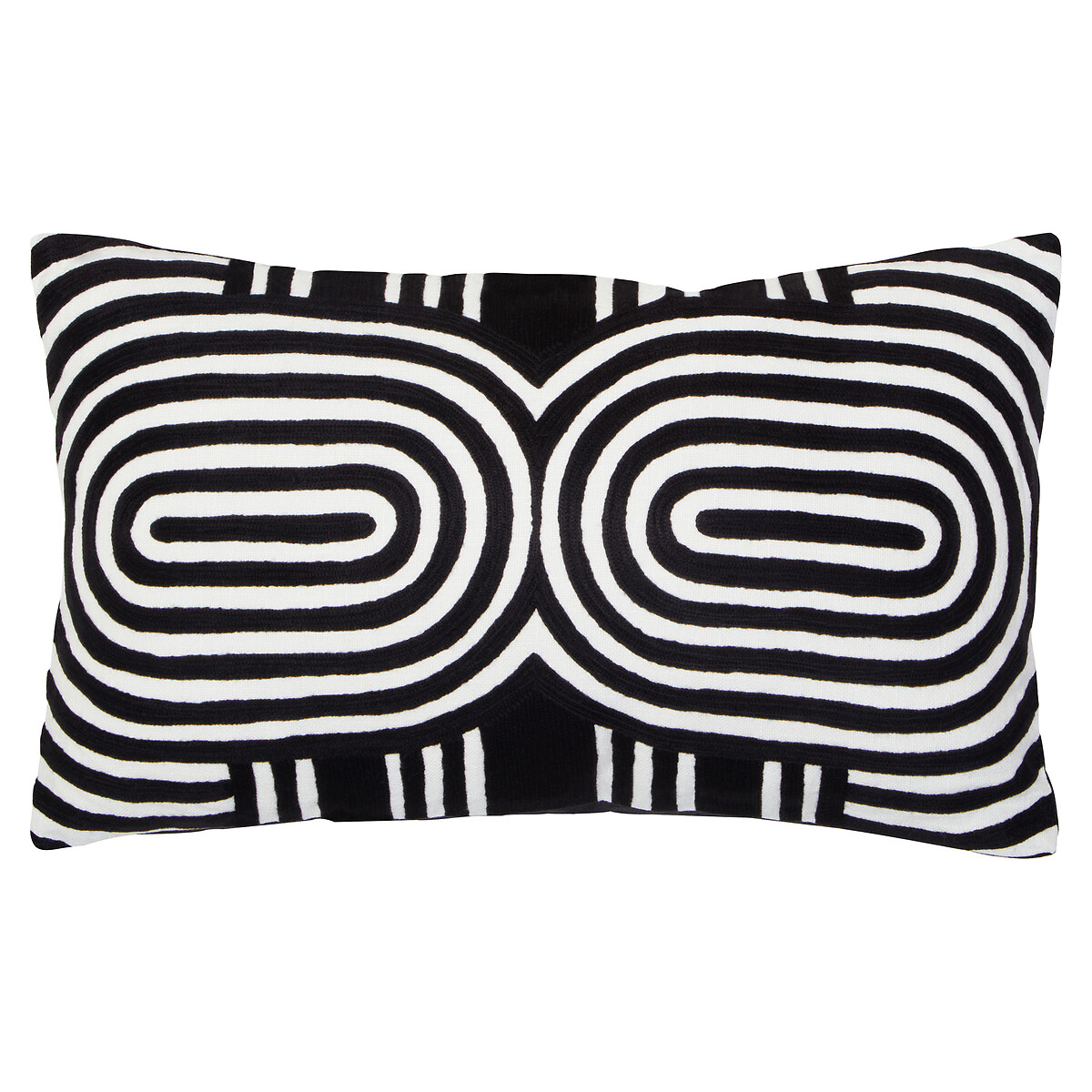Bosie Ozella Black And White Cushion, ÉDITÉ