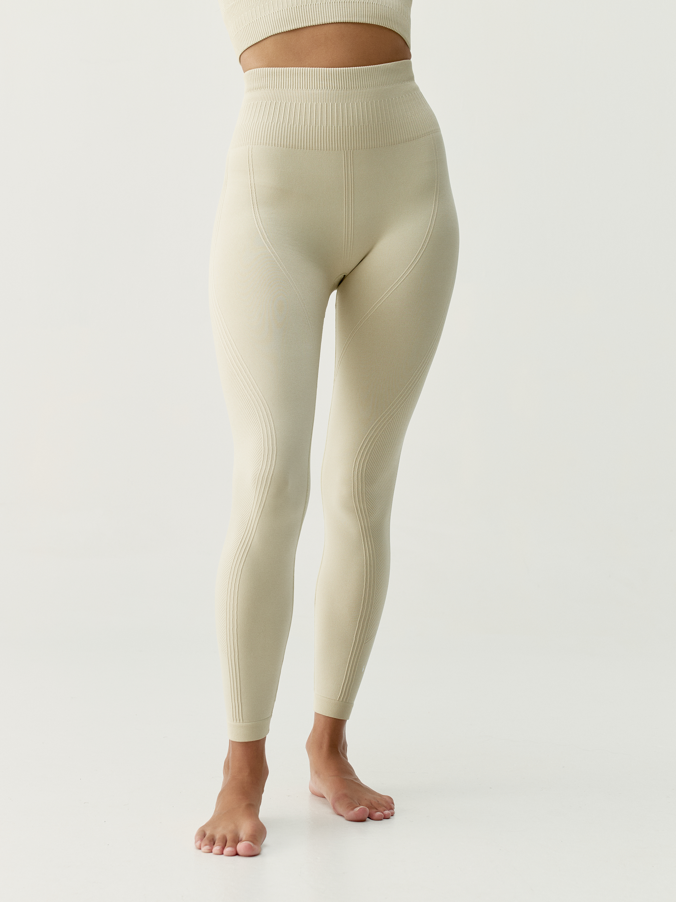 Legging de sport femme Kamay longueur longue taille haute, BORN