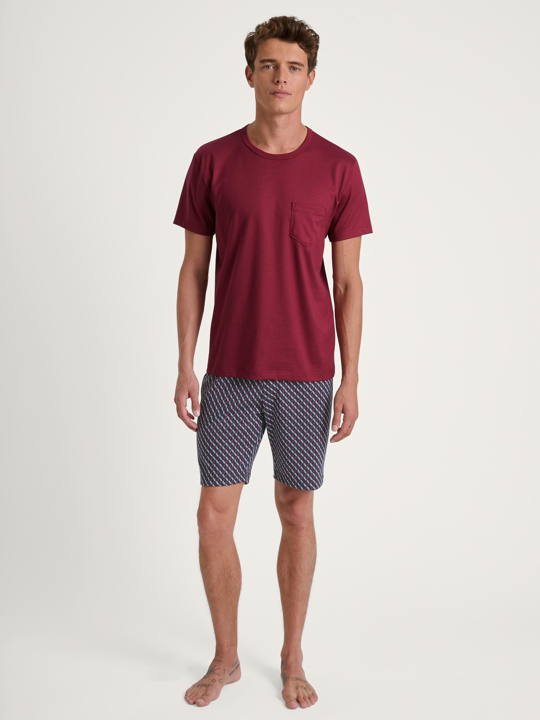 Pyjama court manches courtes Coton RELAX IMPRINT, CALIDA