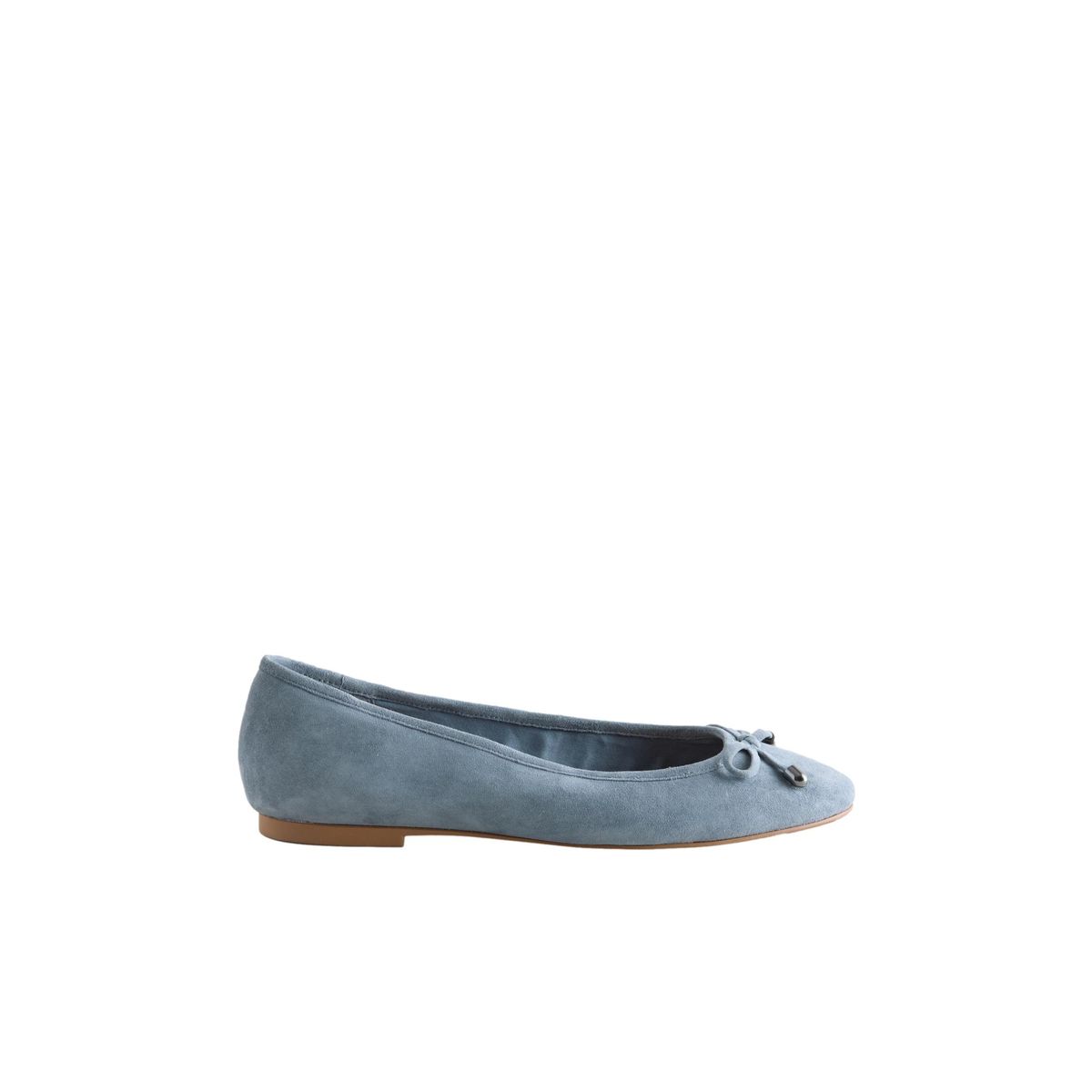 Ballerines bout rond en daim forever comfort®, NEXT