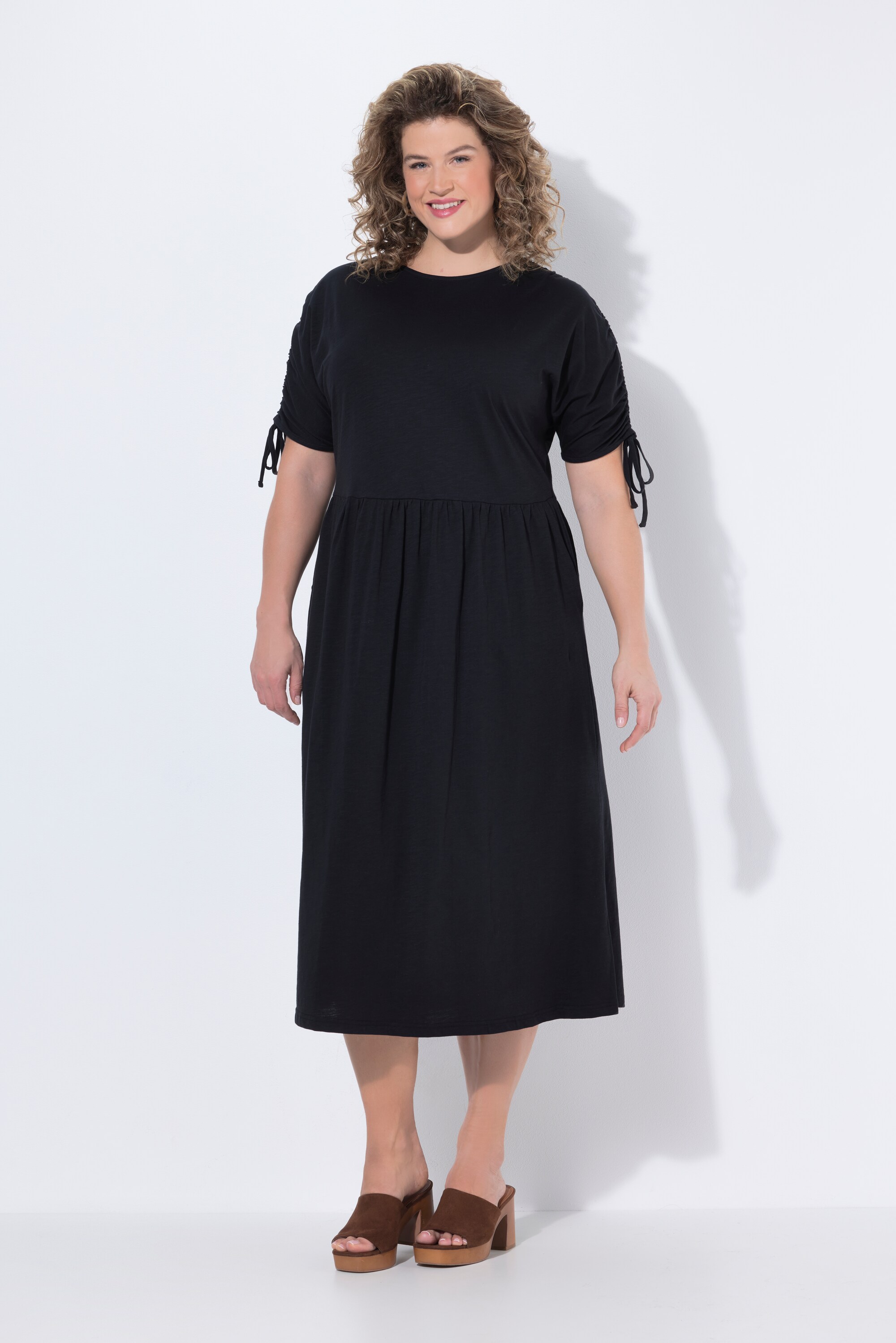 Robe midi en coton bio, ULLA POPKEN