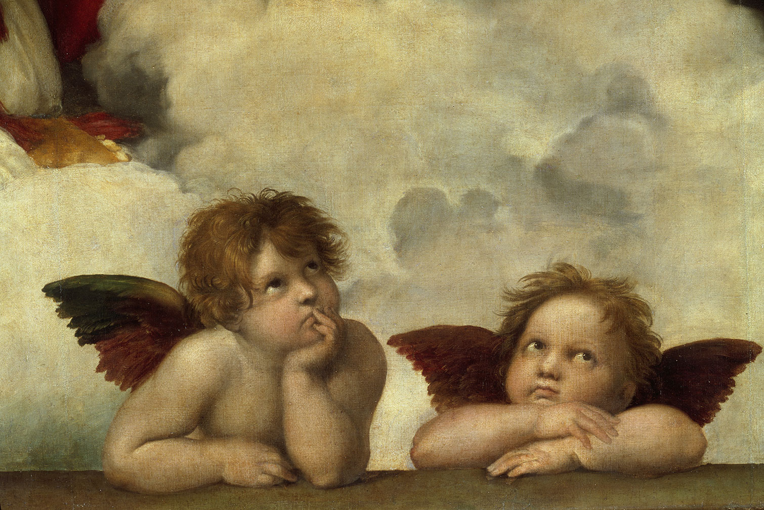 Tableau détail de la Chapelle Sixtine par Raphael, HEXOA