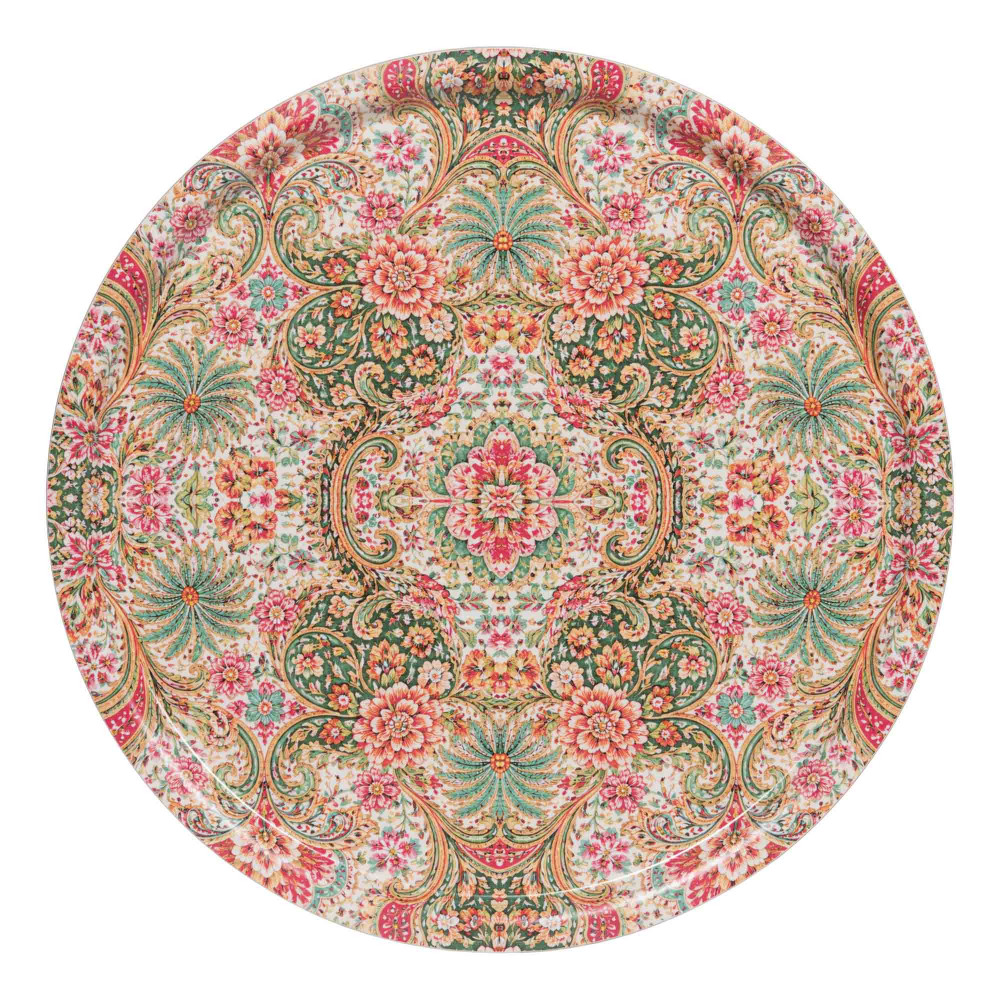 Plateau rond Safia 46 cm, TABLE PASSION