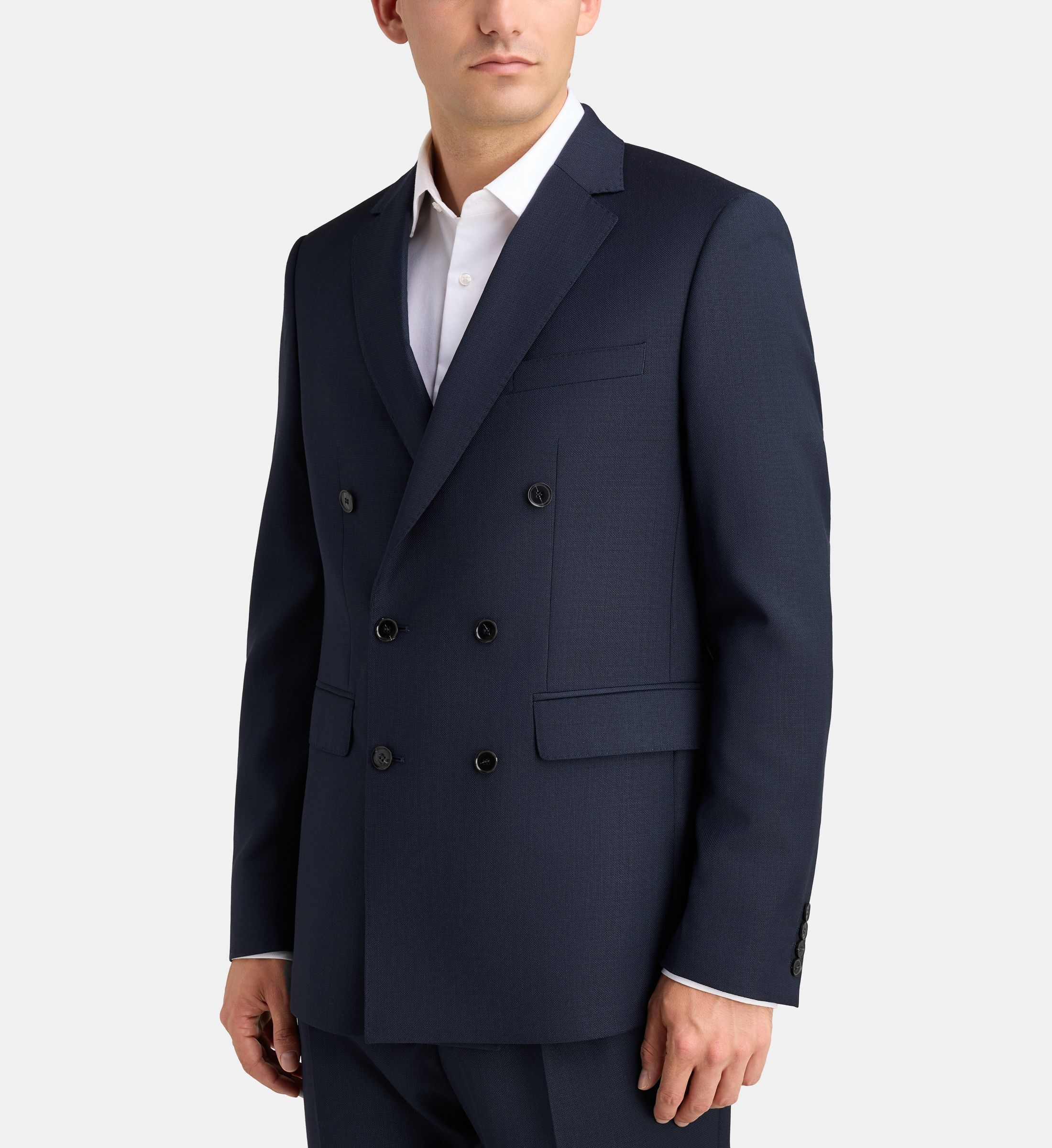 Veste de costume droite beni croisée laine italienne, COMPTOIR GL