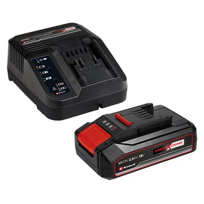 Power X-Change Battery & Charger Starter Kit (18V 2,5Ah) - Red EINHELL