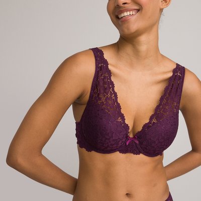Girofle Padded Halterneck Bra in Lace LA REDOUTE COLLECTIONS