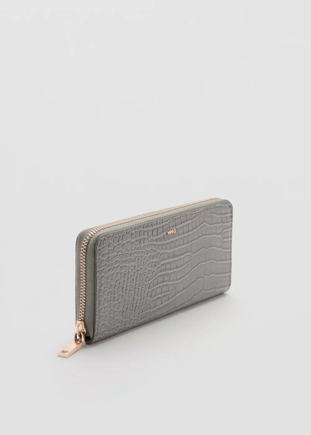 Grand portefeuille effet croco, MANGO