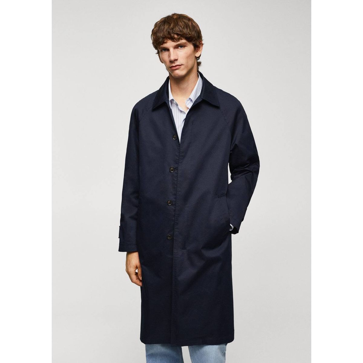 Trench homme 2024 bleu