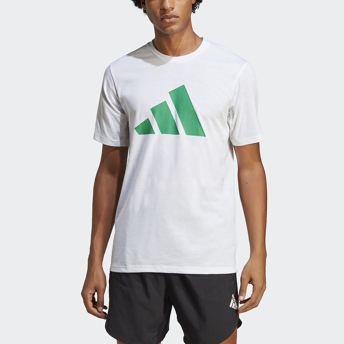 large logo t-shirt, white, Adidas Performance Redoute