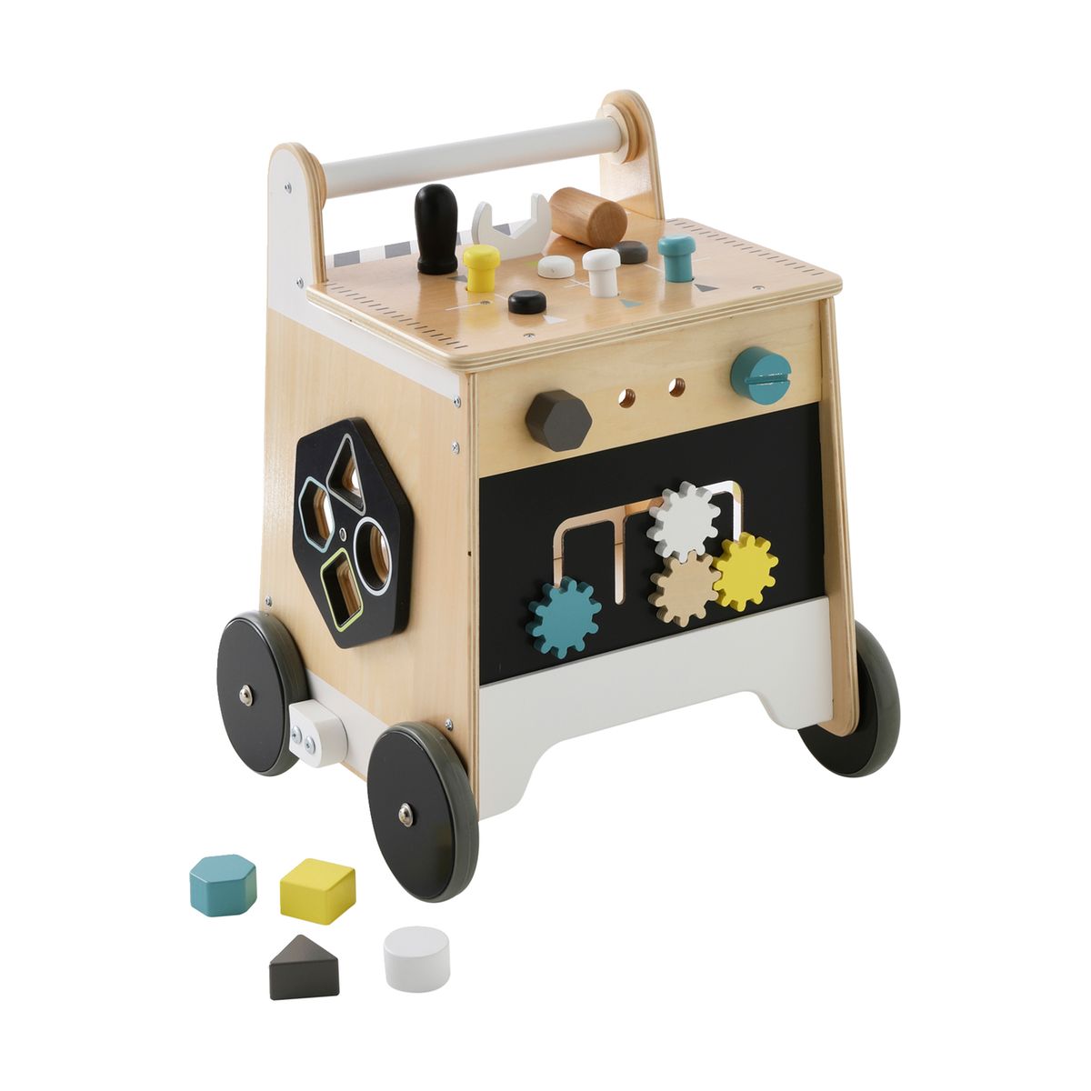Chariot De Marche Bricolage En Bois Fsc Beige Vertbaudet La Redoute