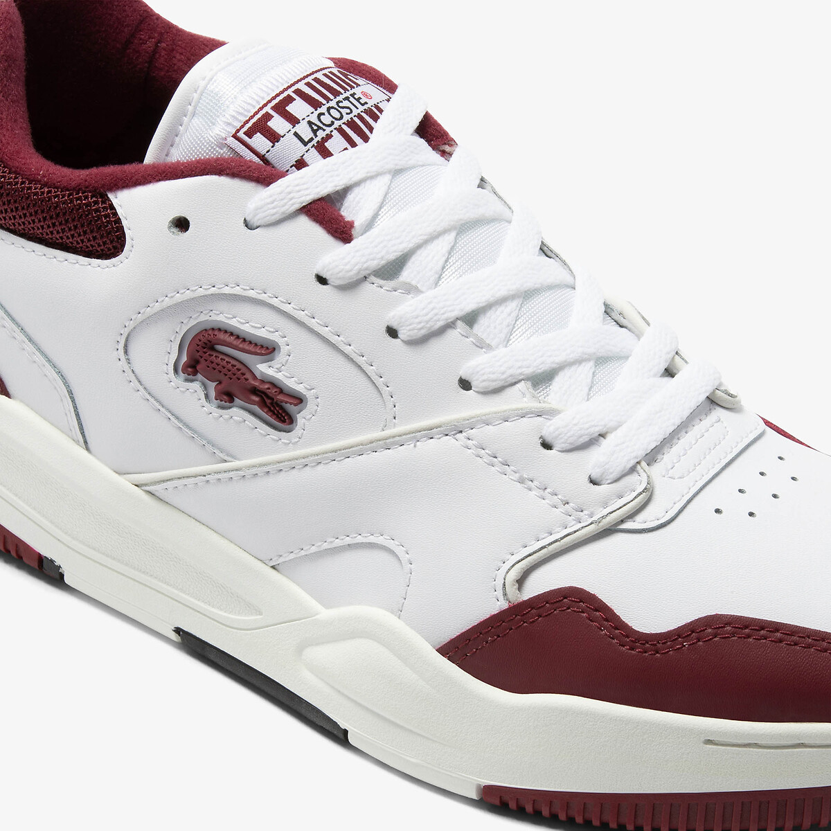 Baskets lineshot 223 blanc bordeaux Lacoste La Redoute