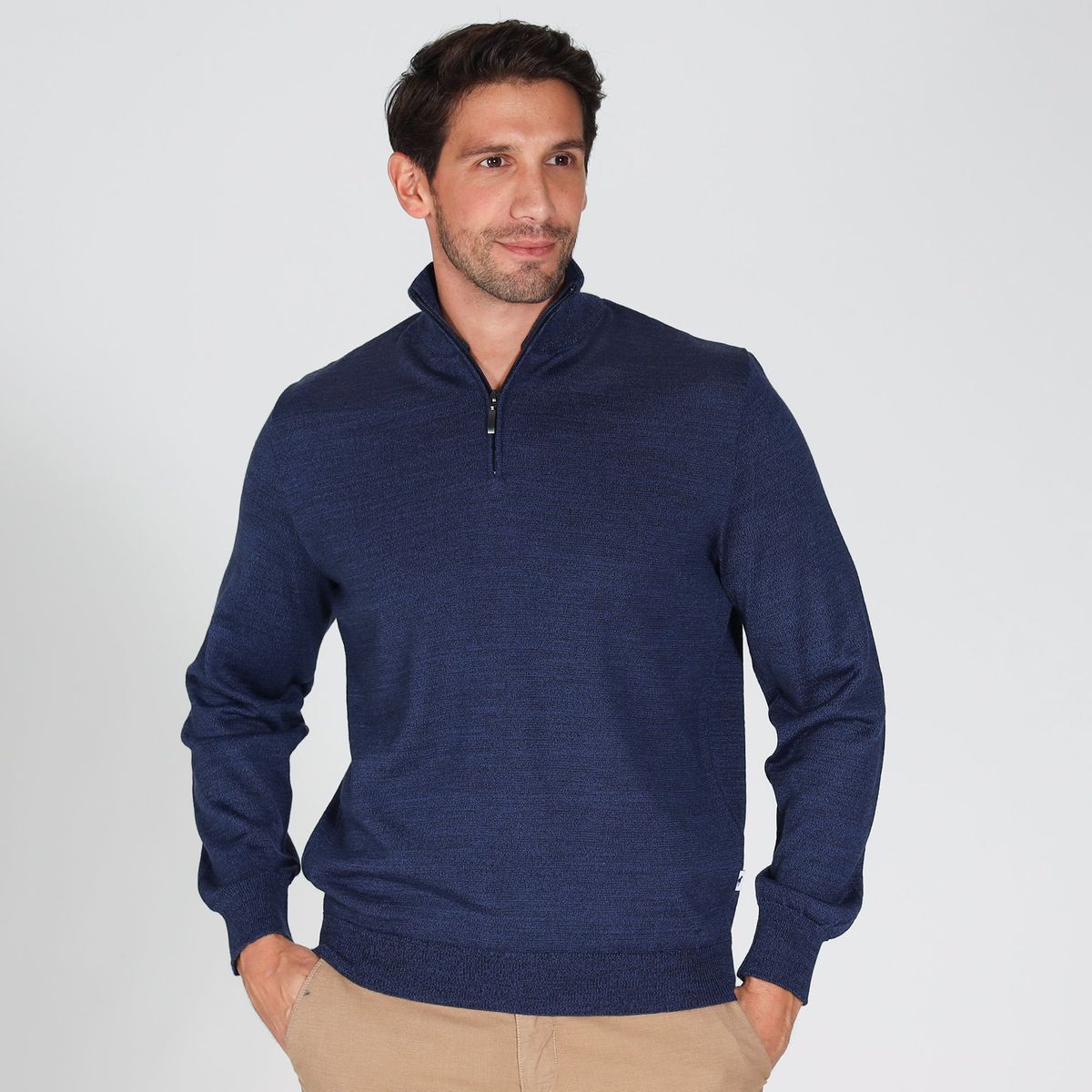 Pull homme bleu roi best sale