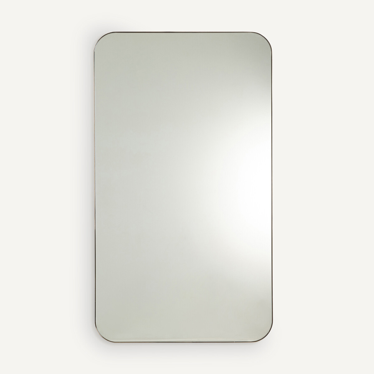 Miroir métal acier laiton vieilli H140 cm Caligone