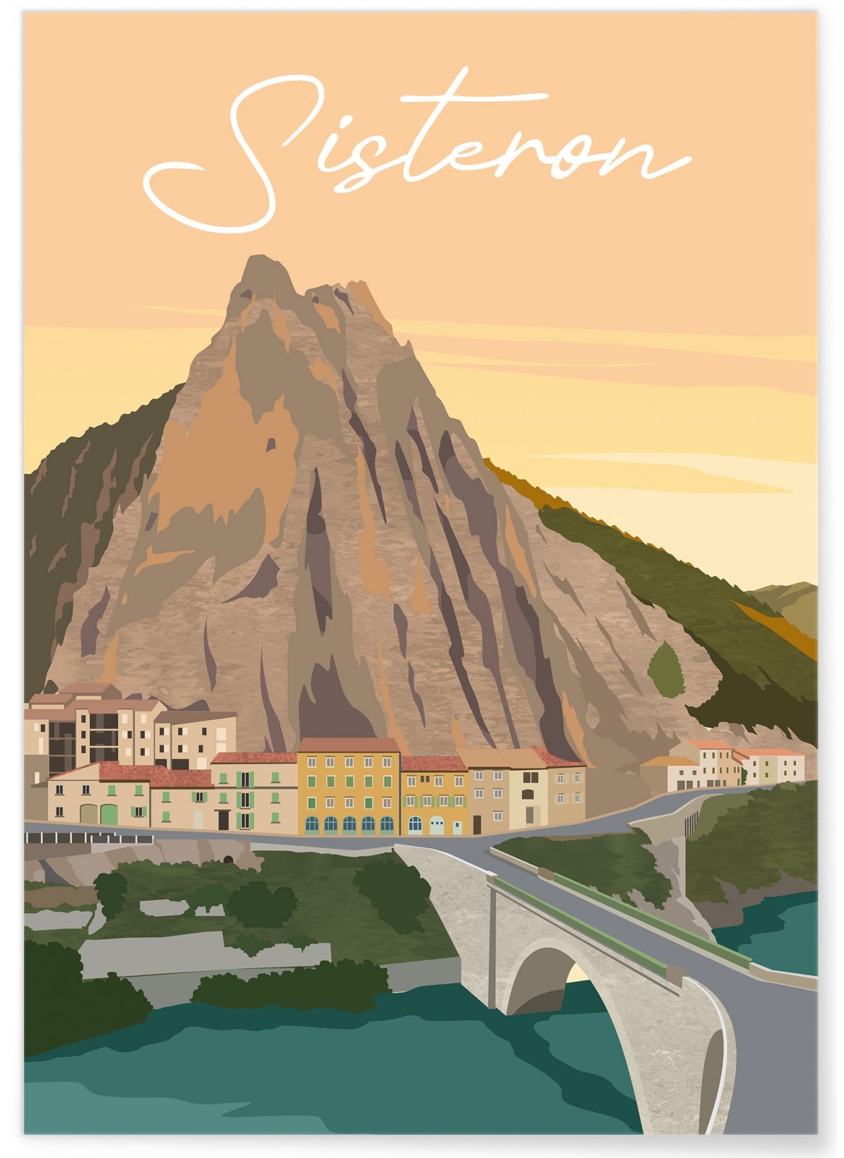 Affiche ville Sisteron, L'AFFICHERIE